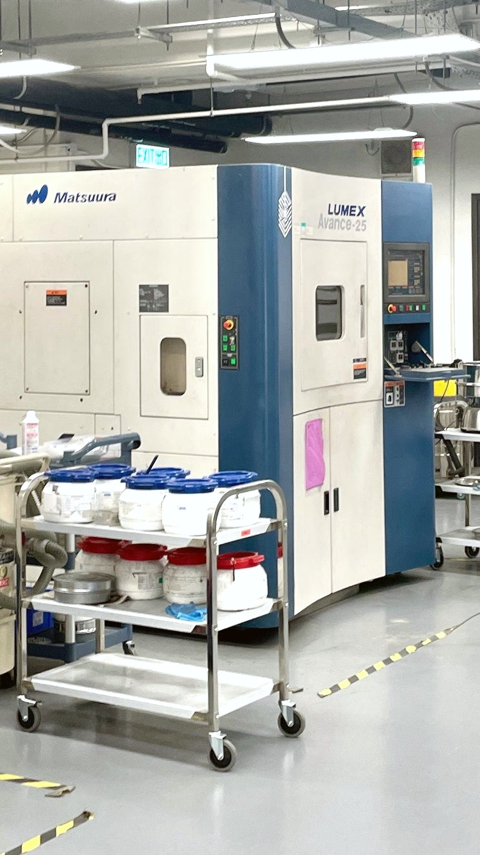 Matsuura LUMEX Avance-25 metal 3D printer used for medical implant manufacture